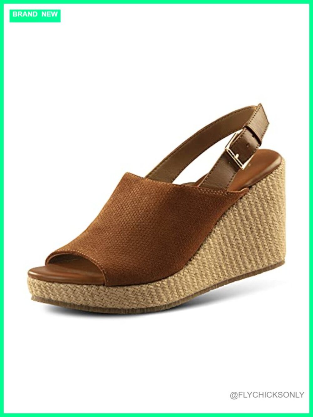 JATAREA Leather Wedge Sandals Women Comfortable Summer